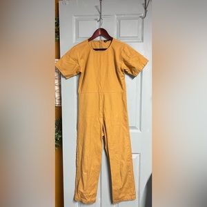 Ilana Kohn Lee Jumpsuit Denim Women’s Sz 2 Yellow Minimalist Quiet Luxury